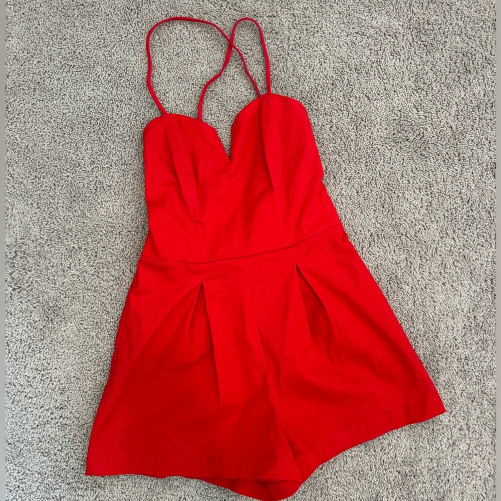 Red Gianni Bini Romper